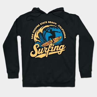 San Onofre State Beach California Surfing | Surfing lovers gifts Hoodie